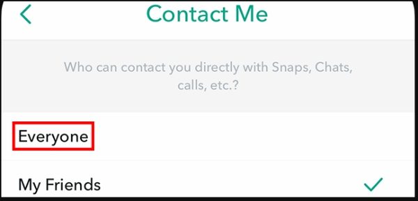 Limit-who-can-contact-you-on-snapchat จำกัด ว่าใครสามารถติดต่อคุณได้ใน Snapchat