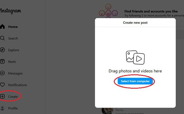 Buat Instagram Reel di komputer