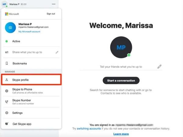 如何在桌面1上找到Skype ID