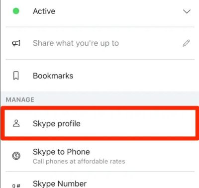 如何在電話2上找到Skype ID 2