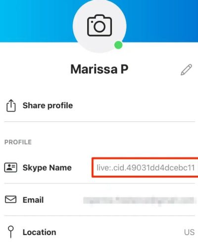 如何在電話3上找到Skype ID