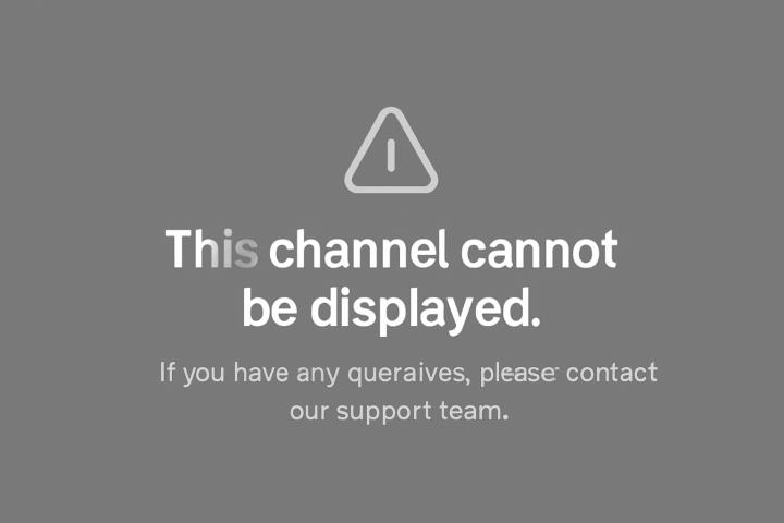 This channel cannot be displayed on Telegram: Why and how