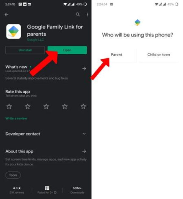 Sử dụng Google Family Link 1