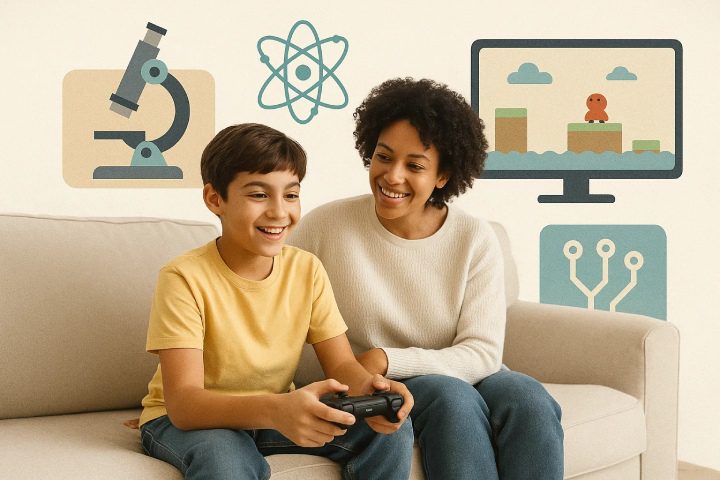 어린이를위한 비디오 게임의 이점 : STEM 기술의 관문