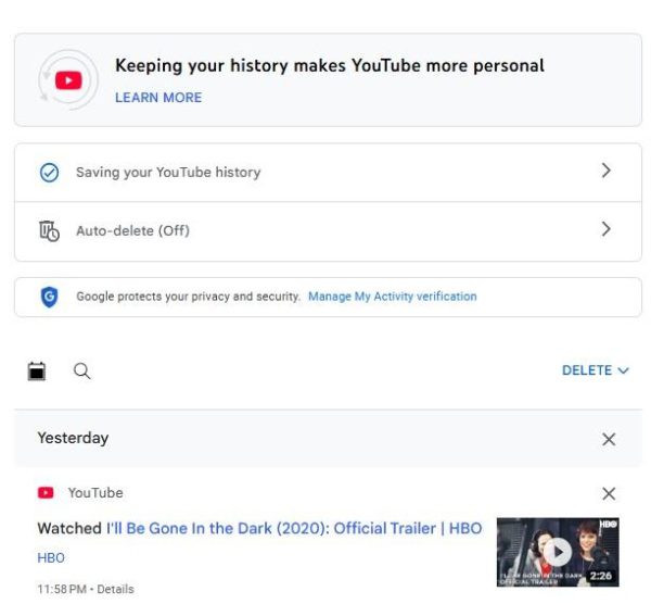 HISTORIE BLOCK WATCH