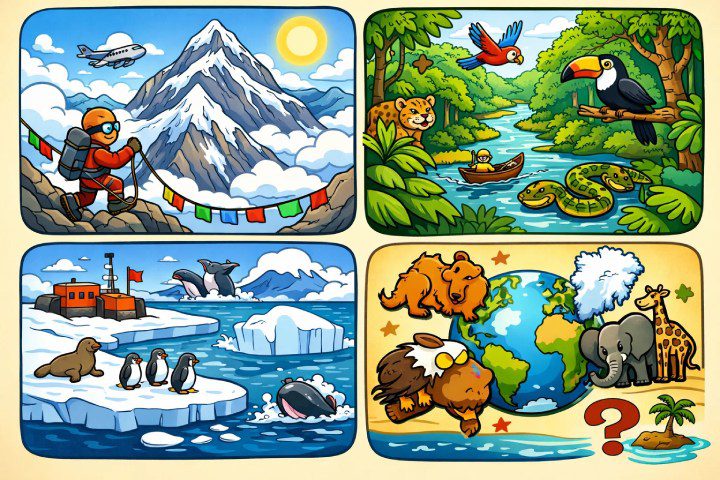 Zapojte své děti do zábavných geografických drobností pro všechny věkové kategorie