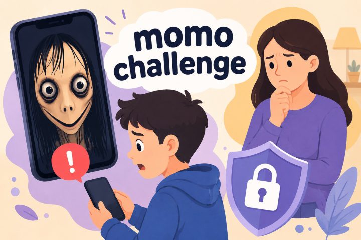 모모 챌린지와 같은 온라인 위협으로부터 자녀를 보호하세요