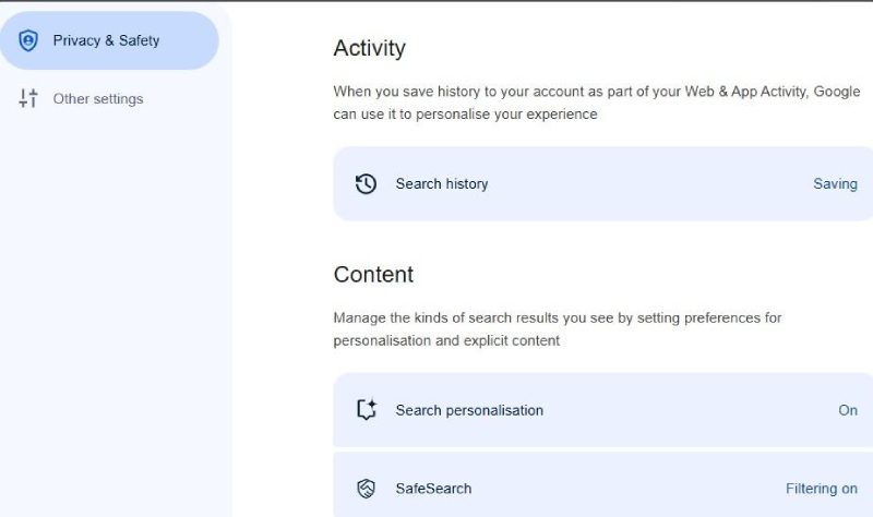 safe-search-02 search settings