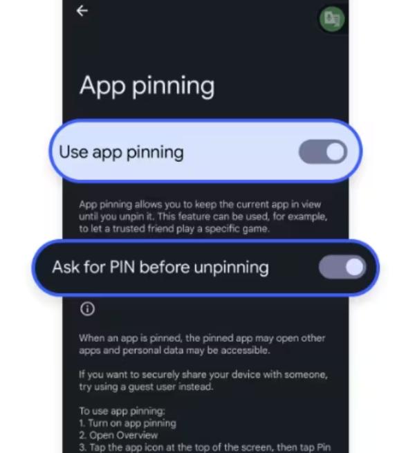 Ask for PIN before unpinning Ask for PIN before unpinning