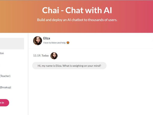 Chai AI chatbot Chai AI