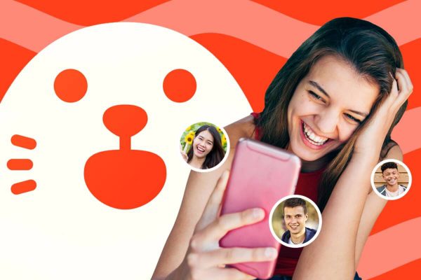 Aplicación Holla para chat aleatorio en línea