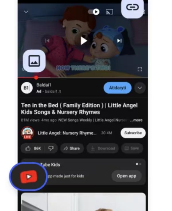 Launch the YouTube Kids app Launch the YouTube Kids app
