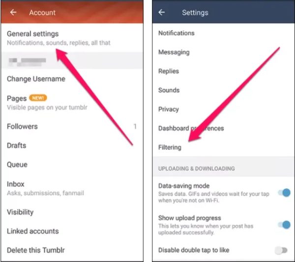 Tumblr-filtering Tumblr filtering