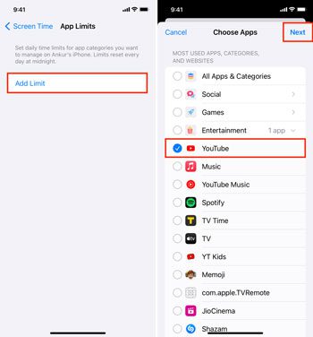 choose apps