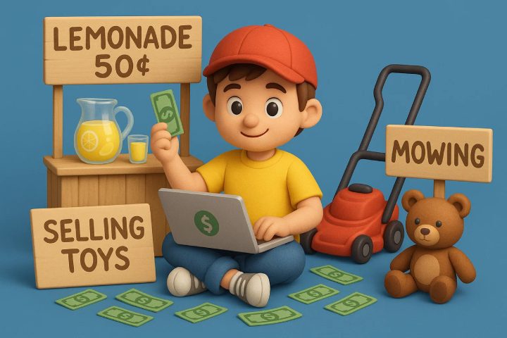 How to make money as a kid: Safe ideas with parental control