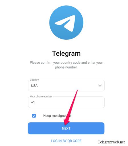 image3-3 log in to the web Telegram with a phone number