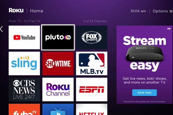Pluto-TV-auf-Roku-Home-Screen Pluto -Fernseher auf Roku Home