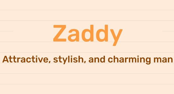 zaddy meansing Zaddy的意思