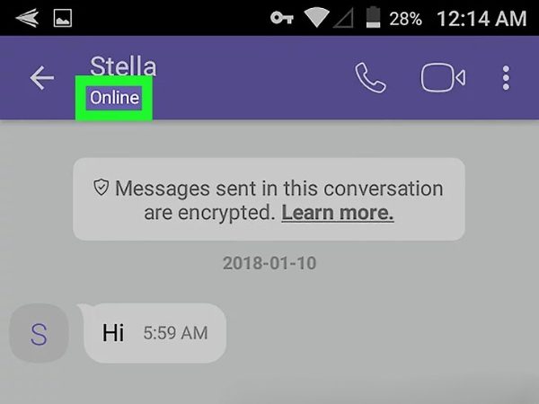Viber 線上狀態