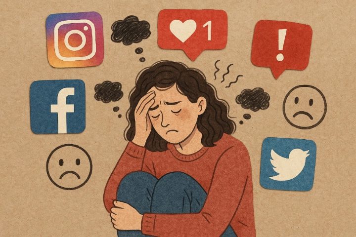 كيف تؤثر وسائل التواصل الاجتماعي على الصحة النفسية