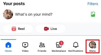 Kako promijeniti svoje Facebook ime na mobitelu 1