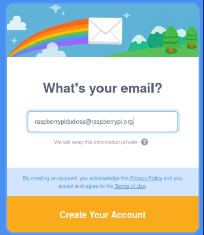 How to create a scratch account 7