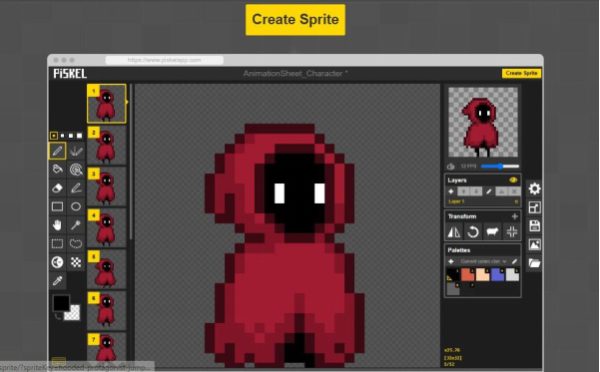 How to create an account on Piskel 1