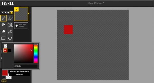 How to create an account on Piskel 3