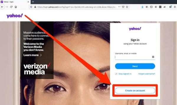 How to set up a Yahoo Mail account 1