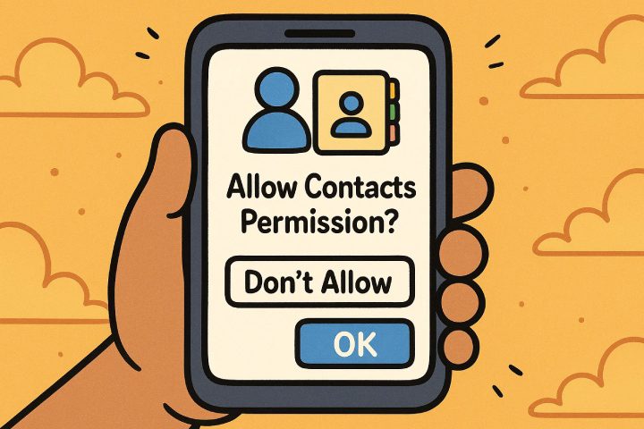 How to turn on Contacts Permission on your kid's device?