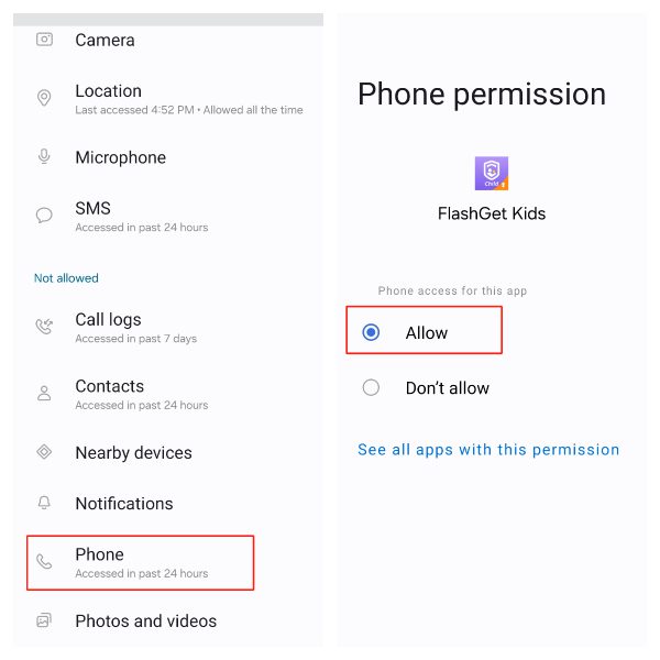 How-to-turn-on-Phone-Permission-5 How to turn on Phone Permission 5