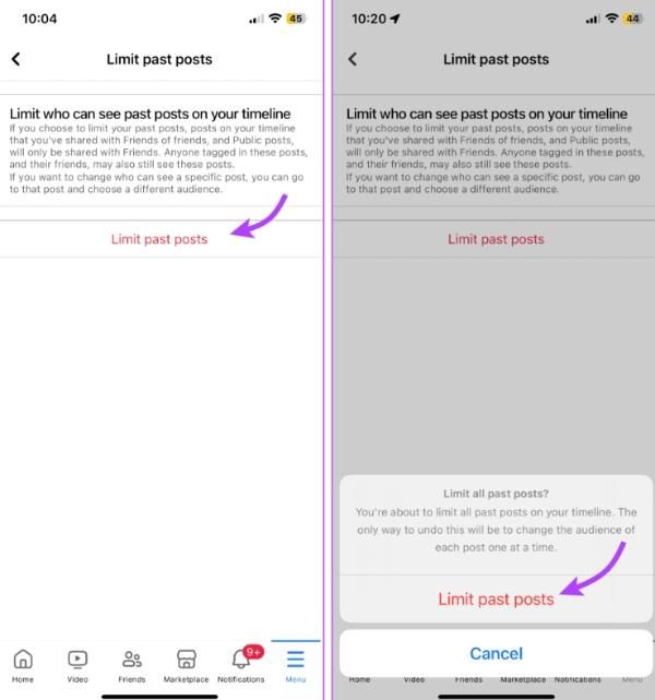 Limit past posts 3