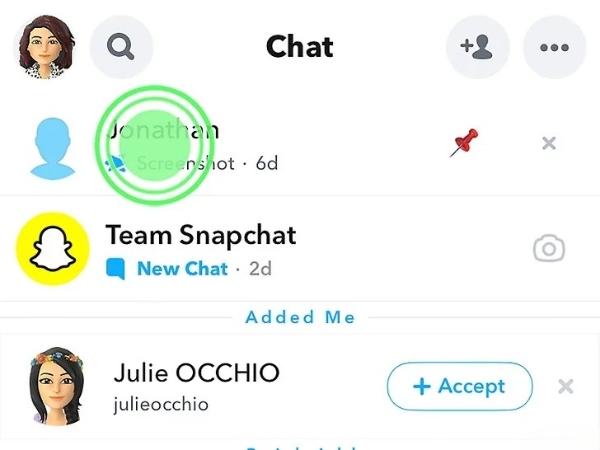 Individua la chat bloccata