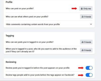 Manage tagging and timeline visibility 3