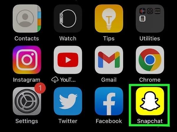 Apri Snapchat