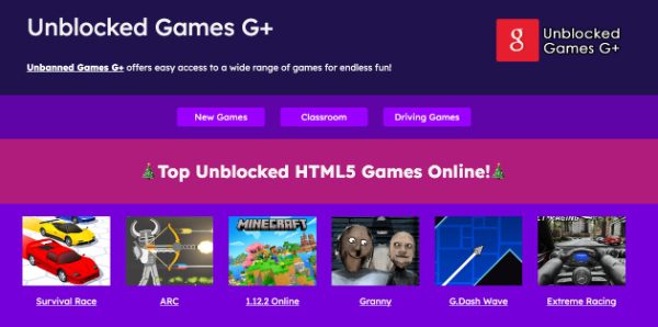 Unblocked-Games-G