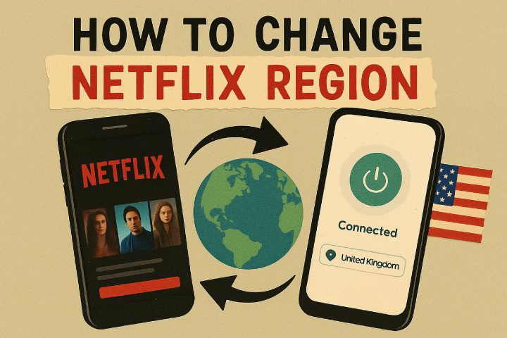 How to change Netflix region while keeping kids safe