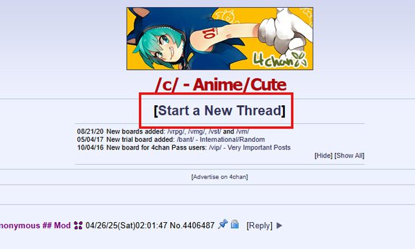 how to post on 4chan