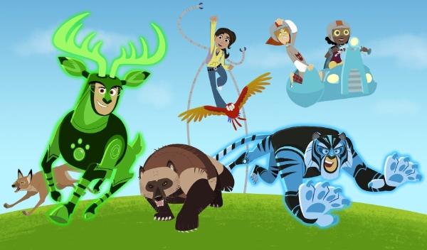 dibujos animados de los Kratt salvajes