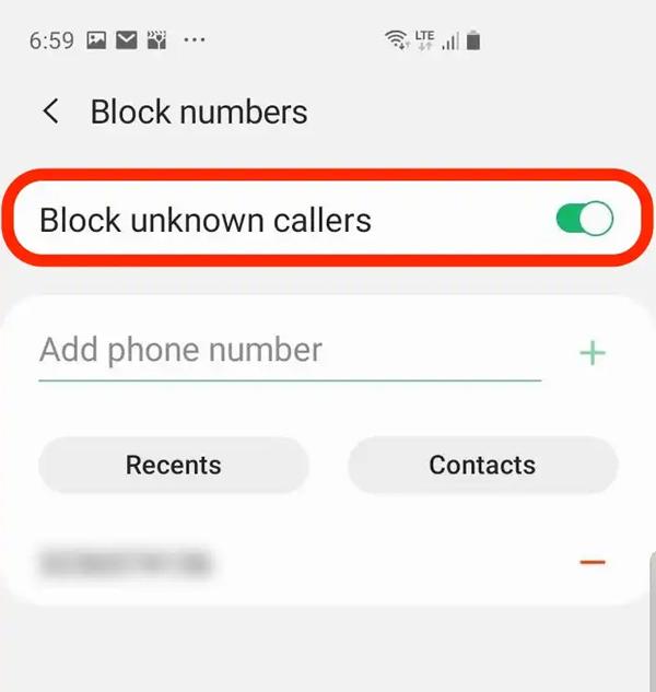 How to block private numbers on Android 3
