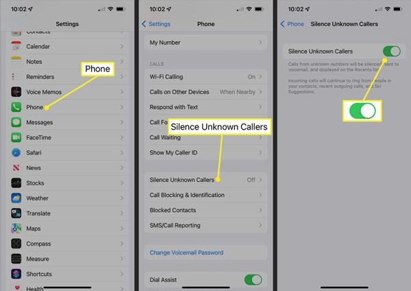 How to block private numbers on iPhone 1