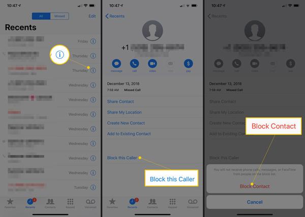 How to block private numbers on iPhone 2