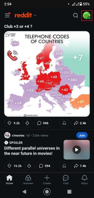 How to delete a Reddit account on mobile 1