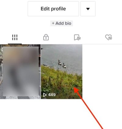 How to delete a TikTok video on the phone 1