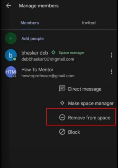 Kako ukloniti nekoga iz grupne poruke na Androidu 2