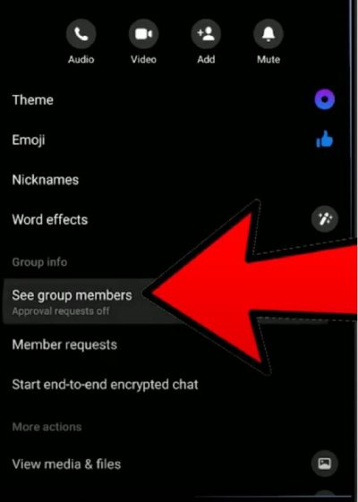 Kako ukloniti nekoga iz grupne poruke na Facebook Messengeru 1