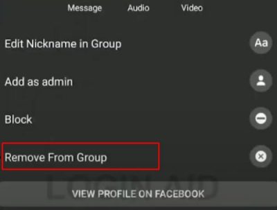 Kako ukloniti nekoga iz grupne poruke na Facebook Messengeru 2