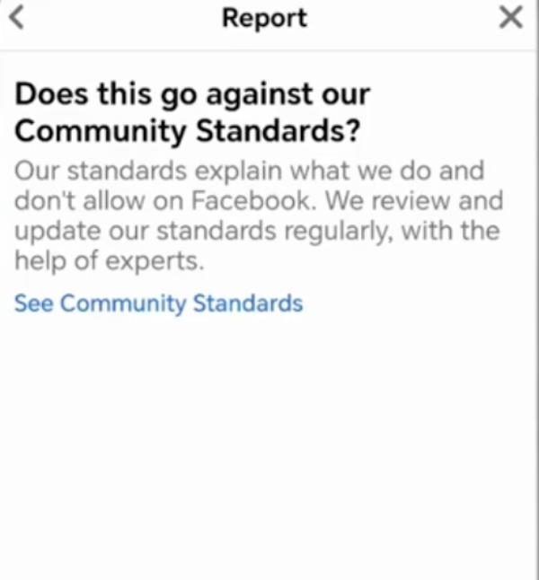 How to report a fake Facebook account 4