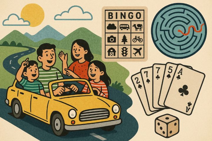 Oltre gli schermi nei viaggi in famiglia: giochi innovativi per bambini durante i viaggi su strada