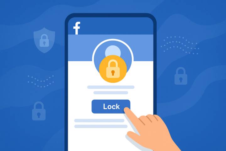 How to lock your Facebook profile on any device？